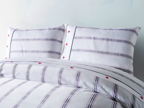 Marine Nevresim Takımı Meridian Çift King Size - Beyaz