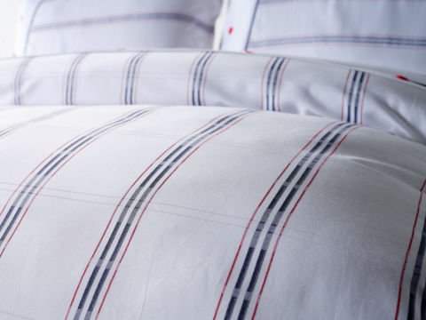 Marine Nevresim Takımı Meridian Çift Kişilik - Beyaz