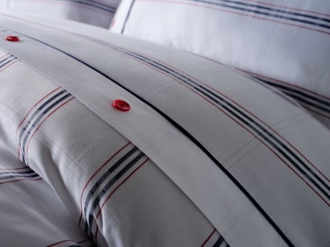 Marine Nevresim Takımı Meridian Tek King Size - Beyaz
