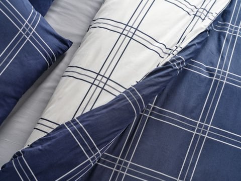 Ranforce Nevresim Takımı Navy Tek King Size - Lacivert