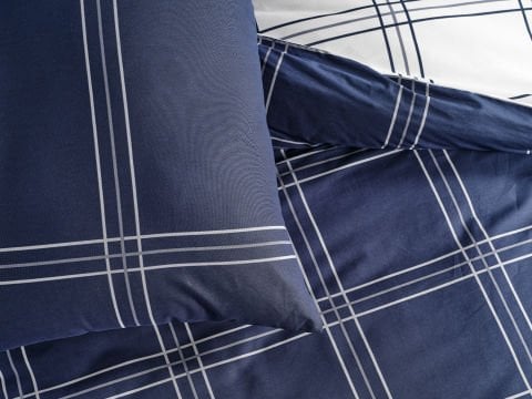 Ranforce Nevresim Takımı Navy Tek King Size - Lacivert