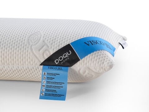 Viscojel Yastık 60 x 40 + 15 cm - Beyaz