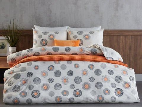 Polycotton Pamuklu Nevresim Takımı Cosmos