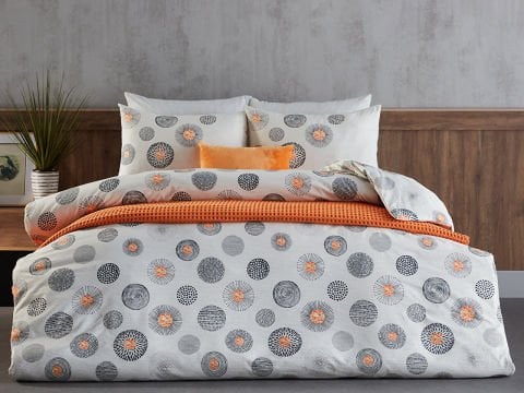 Polycotton Pamuklu Nevresim Takımı Cosmos
