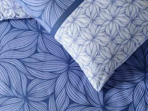 Ranforce Nevresim Takımı Palmera Tek King Size - Lacivert
