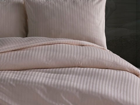 Saten Artline Nevresim Takımı Krem - Çift Kişilik