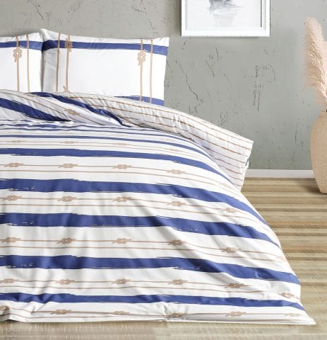 Marine Nevresim Takımı Serene Çift King Size - Beyaz