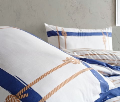 Marine Nevresim Takımı Serene Çift King Size - Beyaz