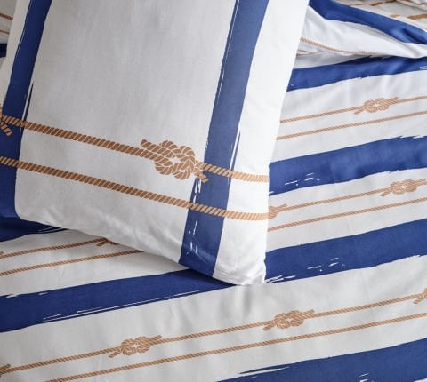 Marine Nevresim Takımı Serene Çift King Size - Beyaz