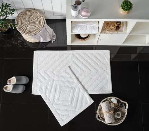 Banyo Paspası Zena 60x100 - Krem