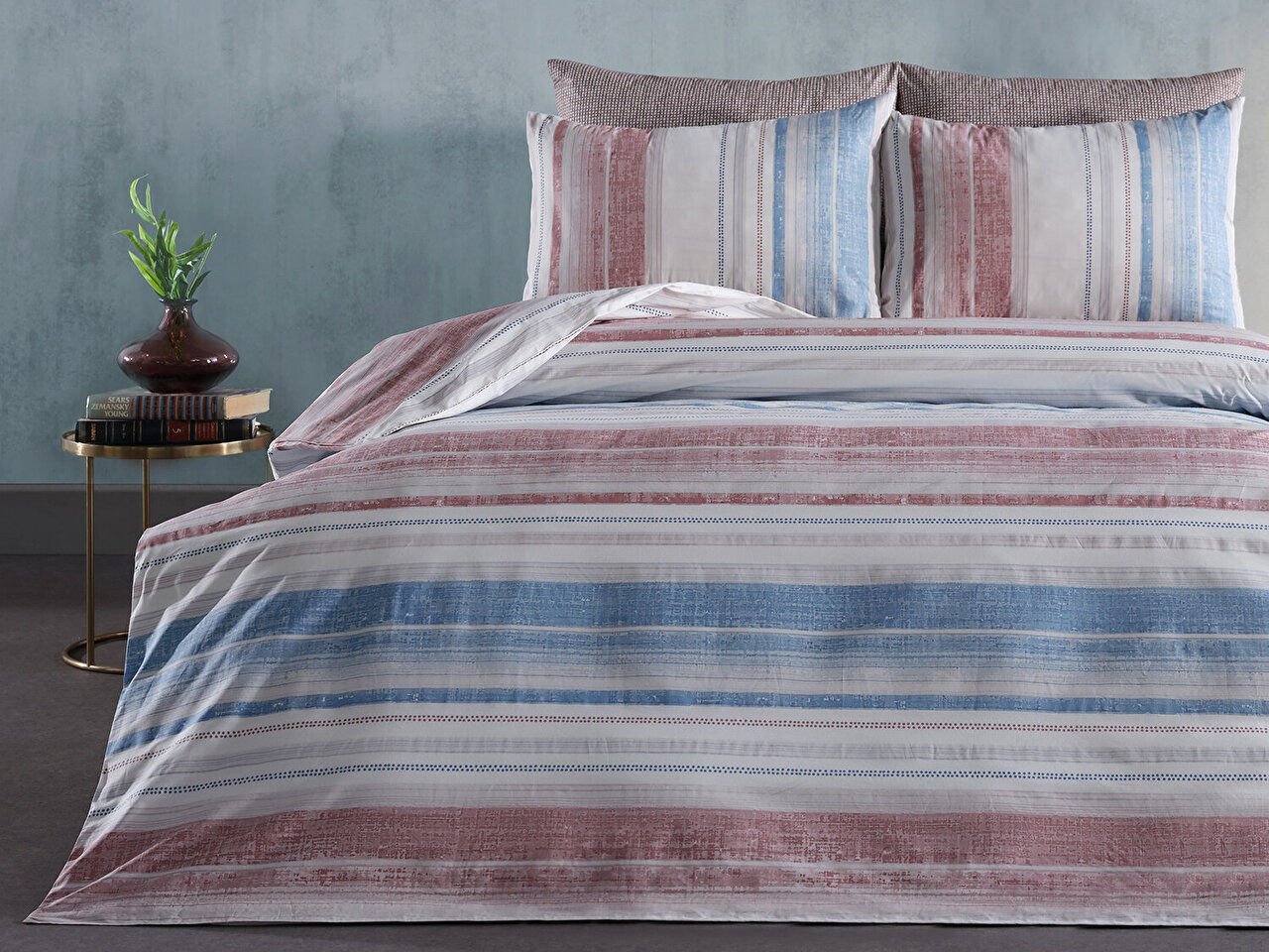 Ranforce Pamuk Nevresim Takımı Penetra Tek Kişilik - Mavi