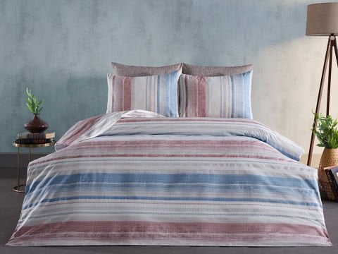 Ranforce Pamuk Nevresim Takımı Penetra Tek Kişilik - Mavi