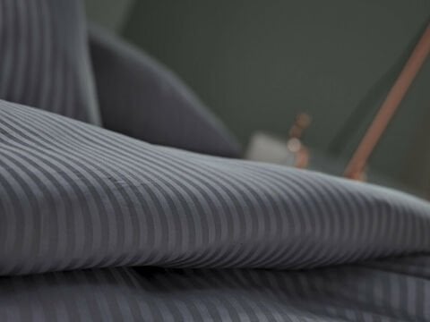 Saten Artline Nevresim Takımı Gri - Çift Kişilik