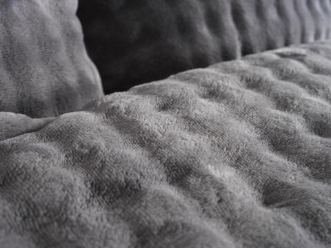 Bubble Battaniye Seti Çift Kişilik - Gri