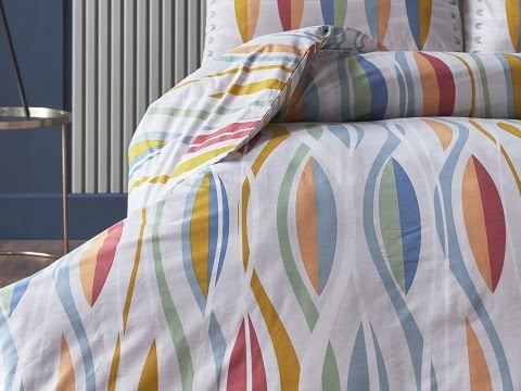 Festival Pamuk Nevresim Takımı Sörf Çift Kişilik - Mavi