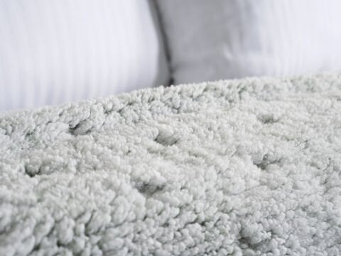 Alora Battaniye Çift Kişilik - Koyu  Yeşil