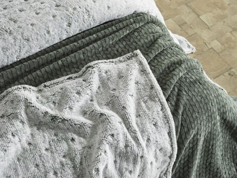 Alora Battaniye Çift Kişilik - Koyu  Yeşil