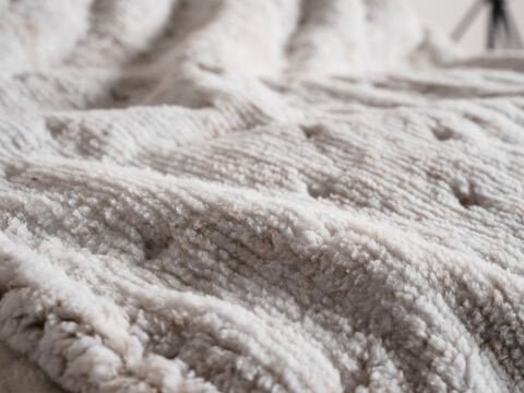 Alora Battaniye Çift Kişilik - Bej