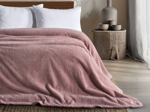 Moffy Battaniye Çift Kişilik - Pudra