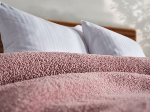 Moffy Battaniye Çift Kişilik - Pudra