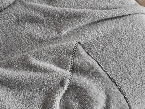Moffy Battaniye Çift Kişilik - Açık Gri