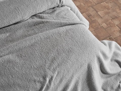 Moffy Battaniye Tek Kişilik - Açık Gri