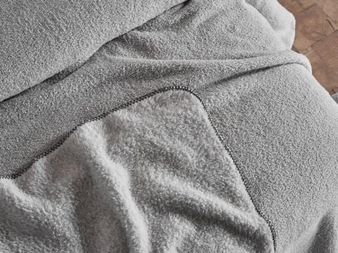 Moffy Battaniye Tek Kişilik - Açık Gri