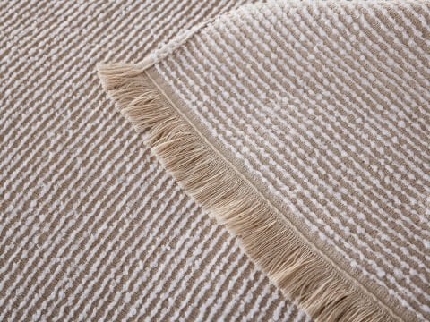 Luxury Mina Pike Çift Kişilik - Bej