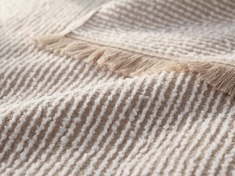 Luxury Mina Pike Çift Kişilik - Bej