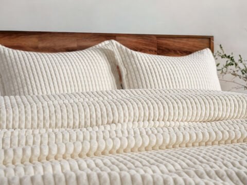 Mila Battaniye Seti Çift Kişilik - Şampanya