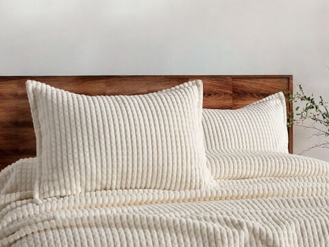 Mila Battaniye Seti Çift Kişilik - Şampanya