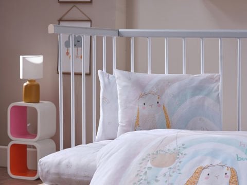 Nakışlı Bebek Nevresim Takımı Little Bunny