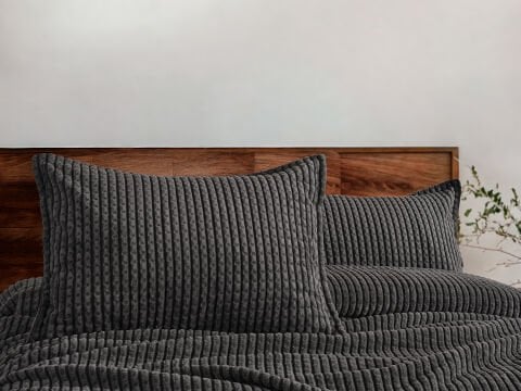 Mila Battaniye Seti Tek Kişilik - Antrasit