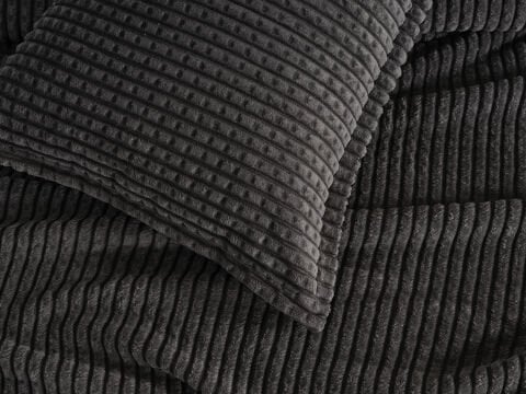 Mila Battaniye Seti Tek Kişilik - Antrasit