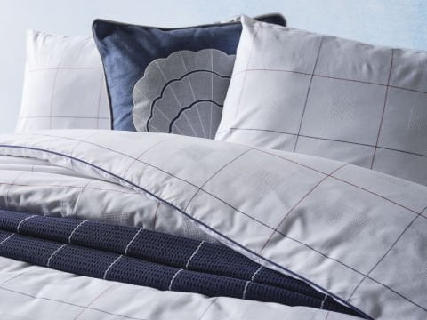 Marine Nevresim Takımı Cruise Çift King Size - Beyaz