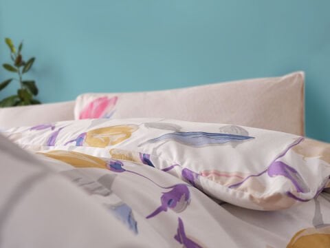 Easy Cotton Tulips Comforter Set Çift Kişilik