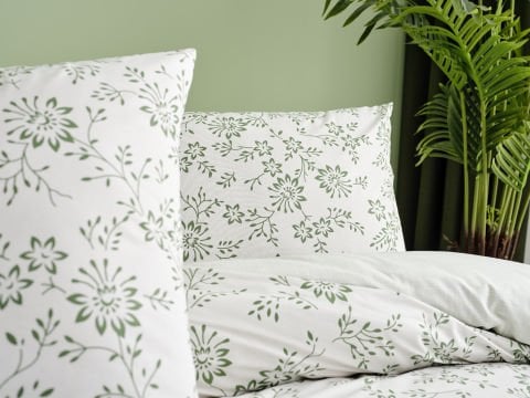 Easy Cotton Nevresim Takımı Belinda Tek Kişilik - Yeşil