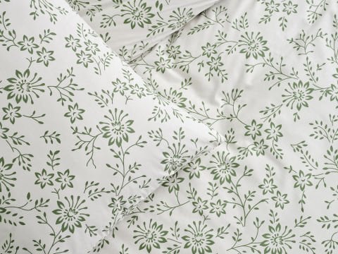 Easy Cotton Nevresim Takımı Belinda Tek Kişilik - Yeşil
