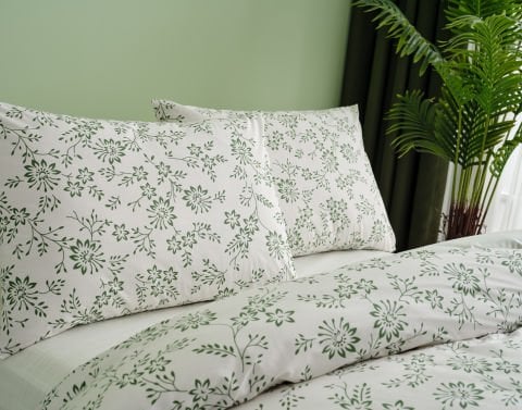 Easy Cotton Nevresim Takımı Belinda Tek Kişilik - Yeşil