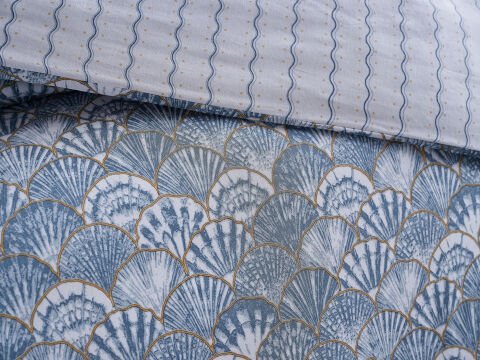 Akdeniz Easy Cotton Nevresim Takımı Firenze Tek Kişilik - Mavi