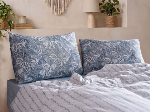Akdeniz Easy Cotton Nevresim Takımı Firenze Tek Kişilik - Mavi