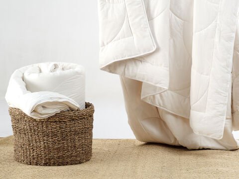 Pamuk Yorgan Çift King Size - Beyaz