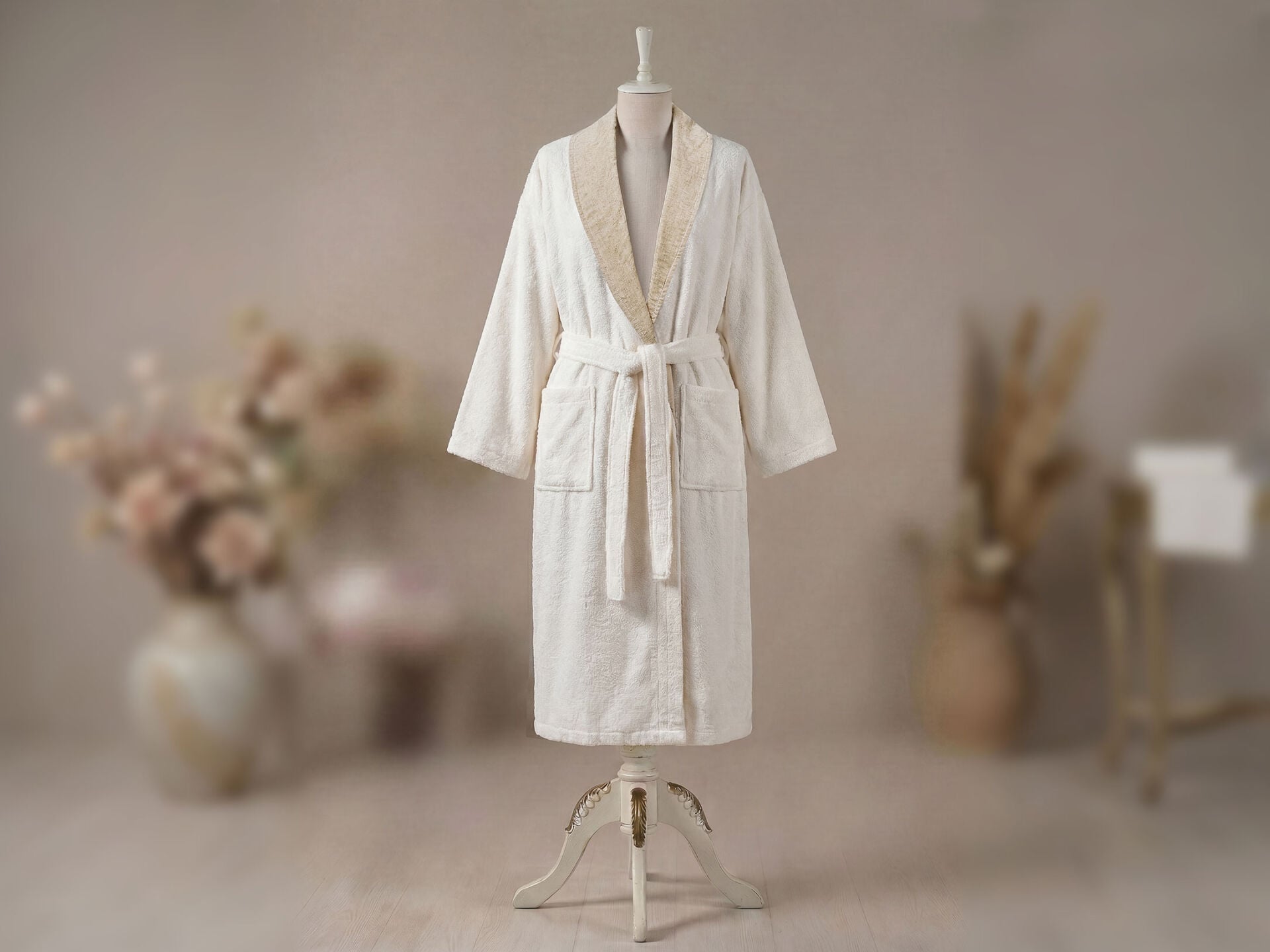 Rosabelle Linenza Bornoz L/XL - 120 cm - Düz