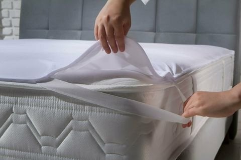 Sleepline Sıvı Geçirmez Alez 100 x 200 cm - Beyaz