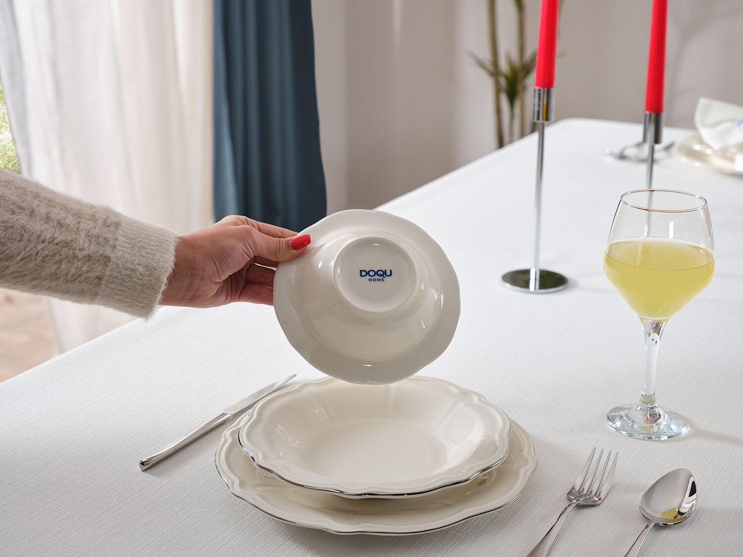 Pera 2'li Servis Tabağı