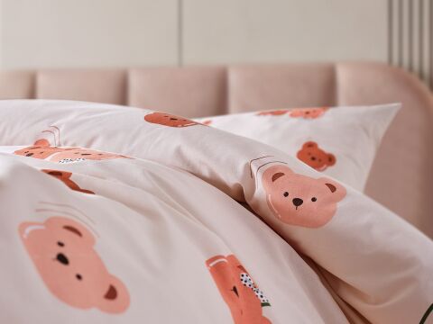 Ranforce Joyful Bearberry Nevresim Takımı Tek Kişilik