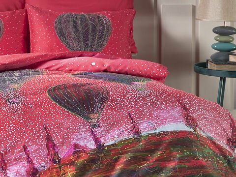 Barış Sarıbaş Kapadokya Balonları Nevresim Takımı