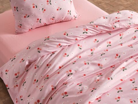 Ranforce Joyful Cherry Nevresim Takımı Tek Kişilik