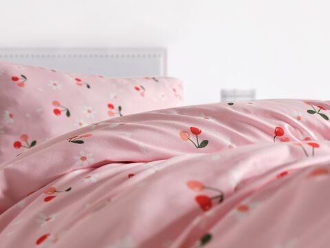 Ranforce Joyful Cherry Nevresim Takımı Tek Kişilik