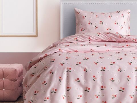 Ranforce Joyful Cherry Nevresim Takımı Tek Kişilik